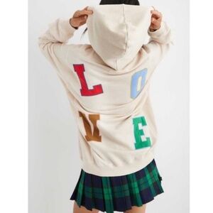 GUC Aerie LOVE hoodie AND sweatpants set XS